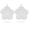 Set of 2 Unfinished Unpainted White Plaster Animal Print Ornament Plaques
